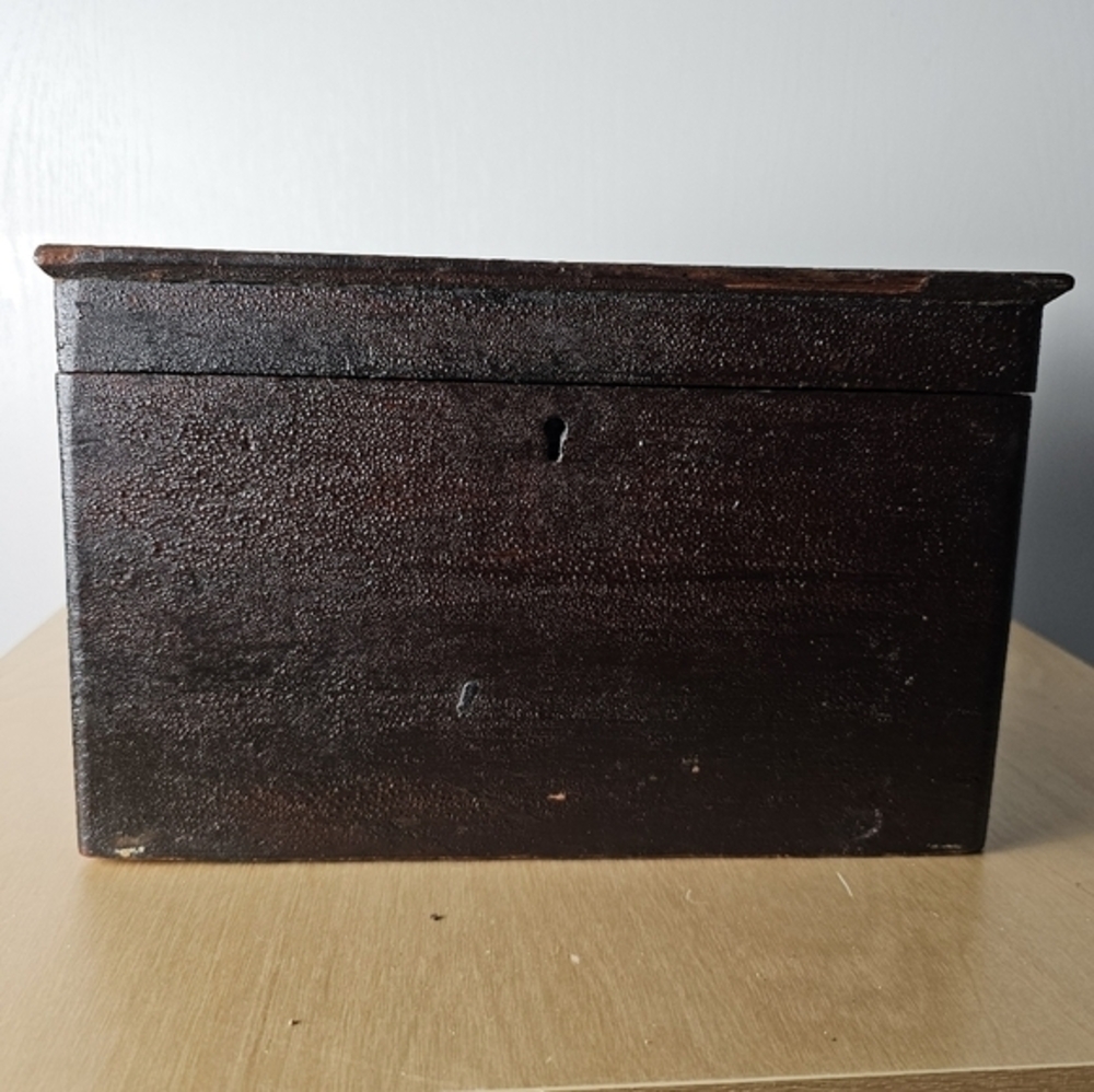 Antique Wooden Box,Wood Chest,Table Box,Primitive Chest